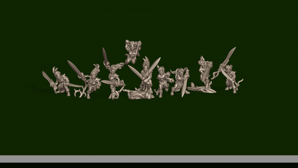 Elves of the Wood - Individual BladeDancers