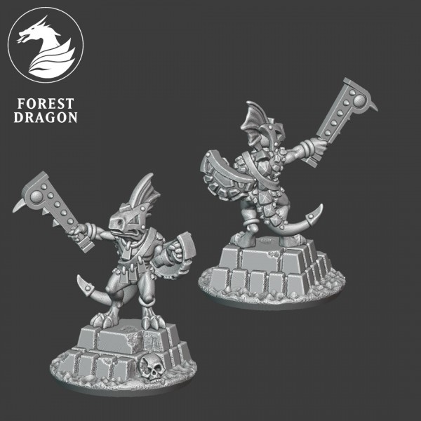 Lizard Kingdom - Reptilian Hero with Club