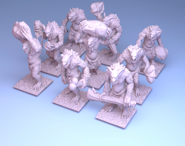 Orcs&Goblins - Full Individual Troll Regiment