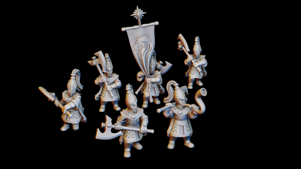 Noble Elves - Individual White Lion Commands