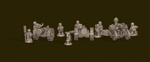 Dwarven Lords - Cannons with Crew