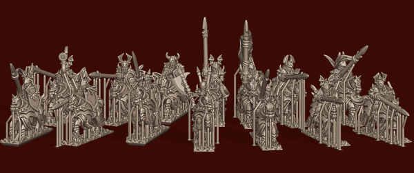 Vampire Lords - Individual Vampire Mounted Knights Pack