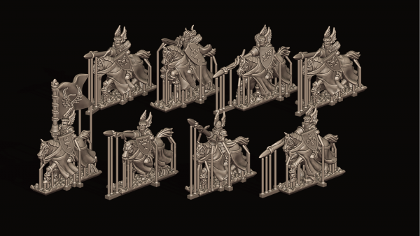 Empires of Man - Individual Charging Elite Knights FD