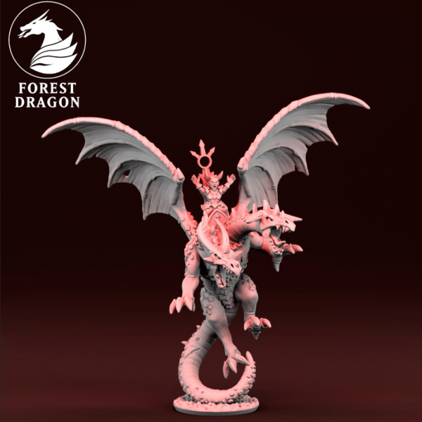Dark Champions - Sorceress on Double-Headed Dragon