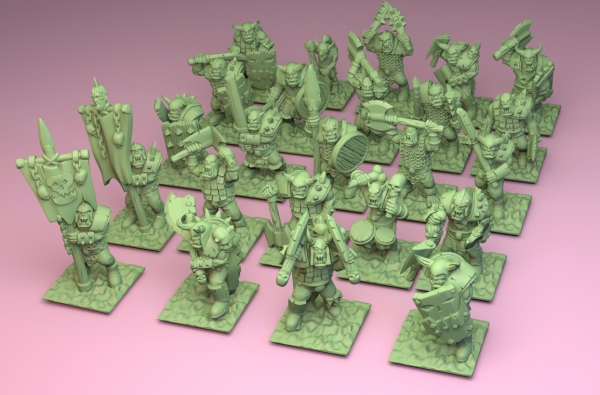 Orcs&Goblins - Individual Orc Warriors GSM