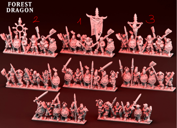 Dark Champions - Full Light Infantry Regiment 3 (Undivided)