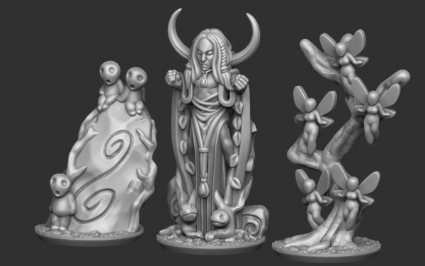 Elves of the Wood Galade Sorceres Hero