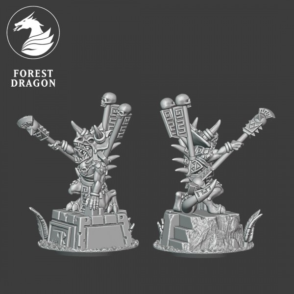 Lizard Kingdom - Reptilian Hero On Foot 1 - FD