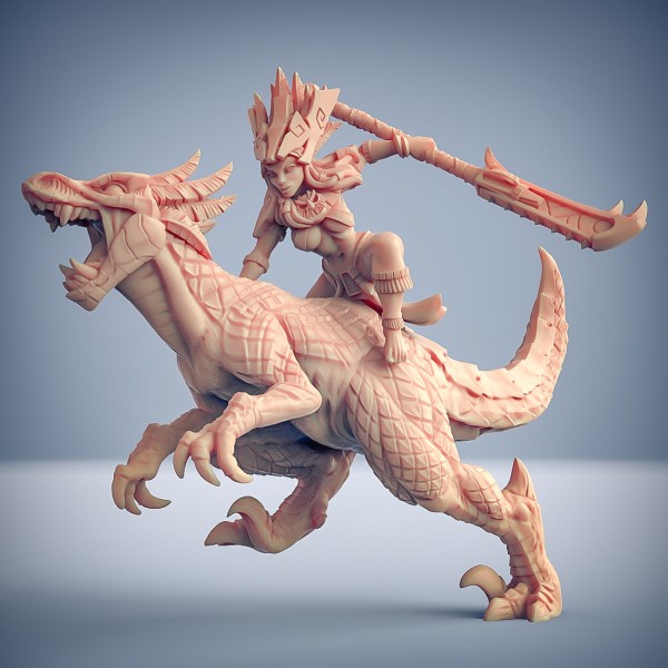 Tamaya, Princess on Raptor