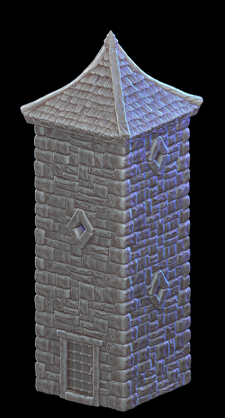 Towers - 4 Levels with roof