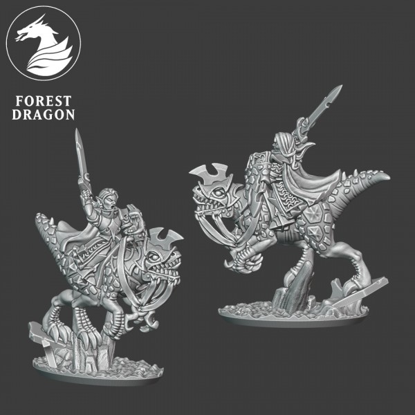 Shadow Elves - Dire Elf Blood Mounted Hero 1