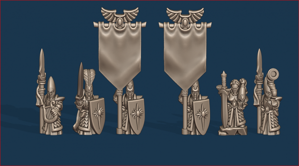 Noble Elves - Individual Spearmen Command