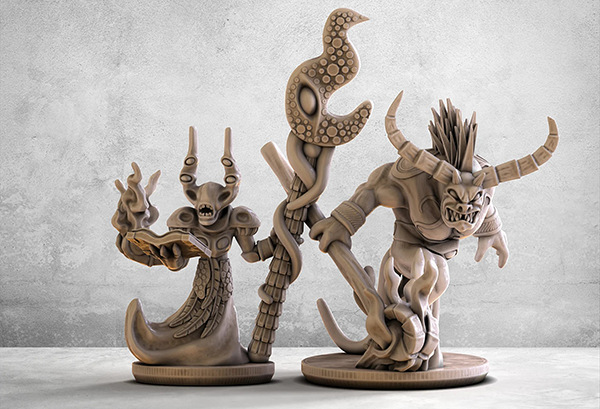 Demonic Hordes - Two Spellcaster Heroes of Change
