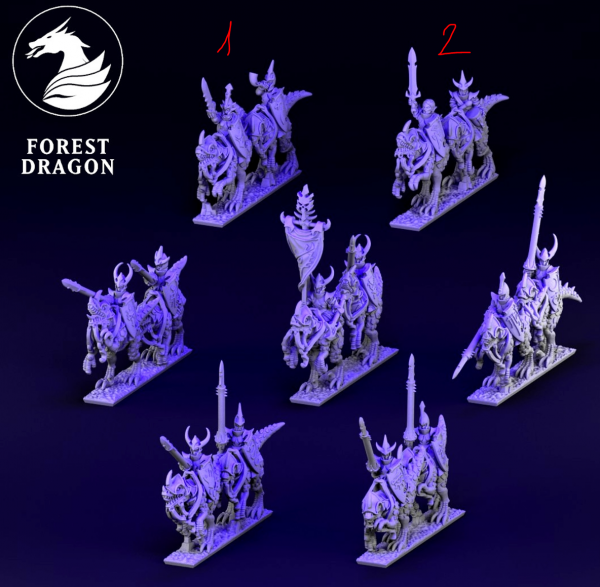 Shadow Elves - Full Lizard Riders Regiment FD 2