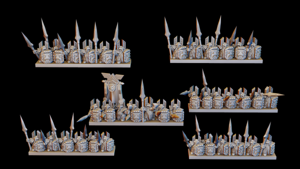 Dwarven Lords - Spearmen Infantry