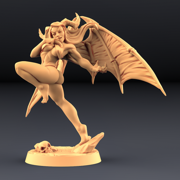 Aya - Lust Demon (Fantasy Pin-Up) (wings)