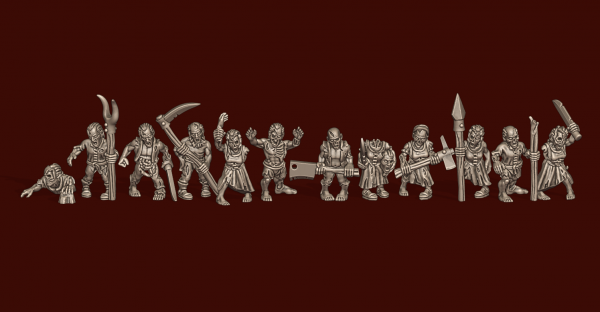 Vampire Lords - Individual Zombies Soldier Pack