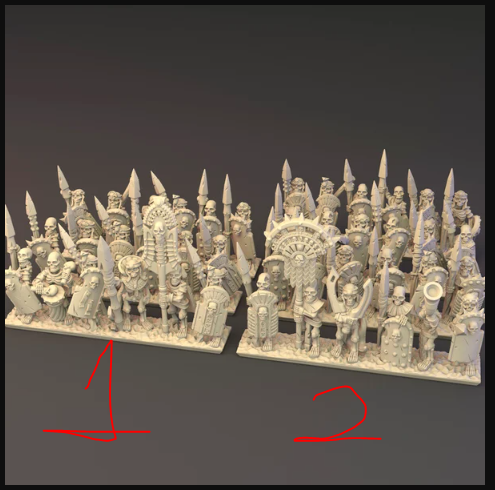 Desert Kings - Spearmen Regiment 1 (GSM)