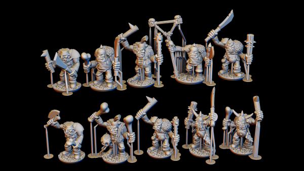 Renown Mercenaries - Individual Ogres