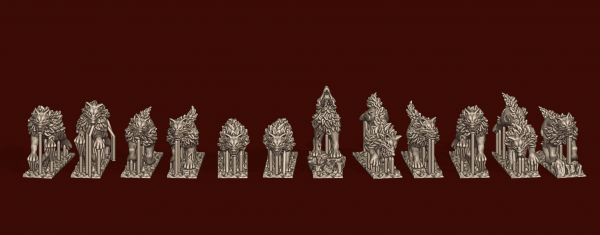 Vampire Lords - Individual Direwolfs