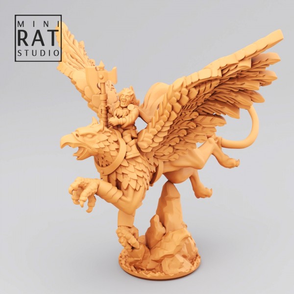 Empires of Man - Hero on Gryphon (MIniRat Style)