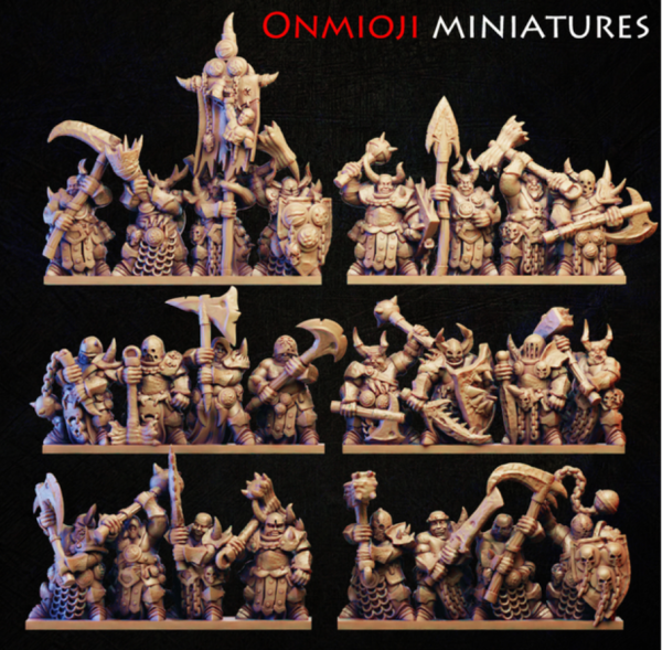Dark Champions - Full Warriors Regiment (God of Decay)