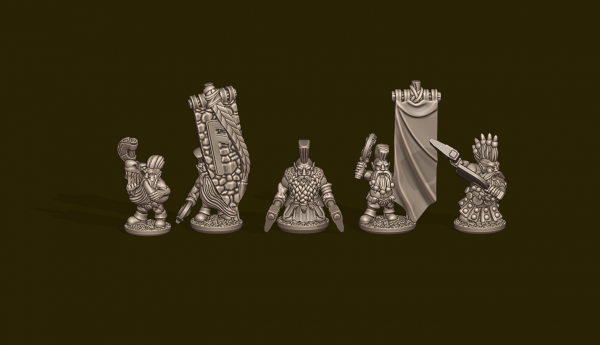 Dwarven Lords - Individual Berserkers Command (with Trousers)