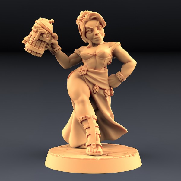 Fraia - Dwarven Beauty (Fantasy Pin-Up) (regular)