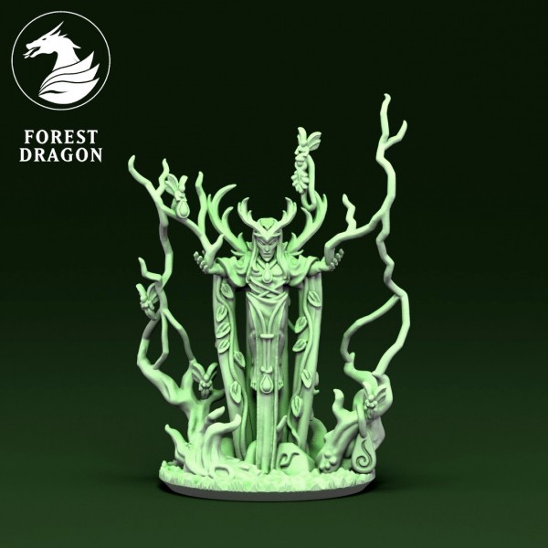 Elves of the Wood - Archmage Hero with Lightning Spell