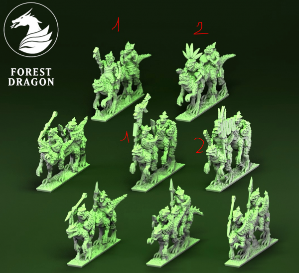 Lizard Kingdom - Reptilian Cavalry FD 2