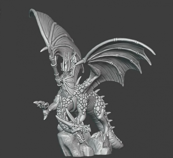 Noble Elves - Hero on Dragon