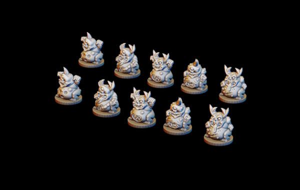 Plaque Warriors - Demon Individuals