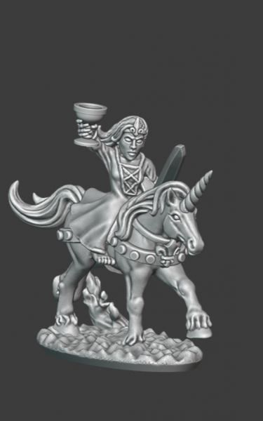 Empires of Man - Enchantress Hero on Horse