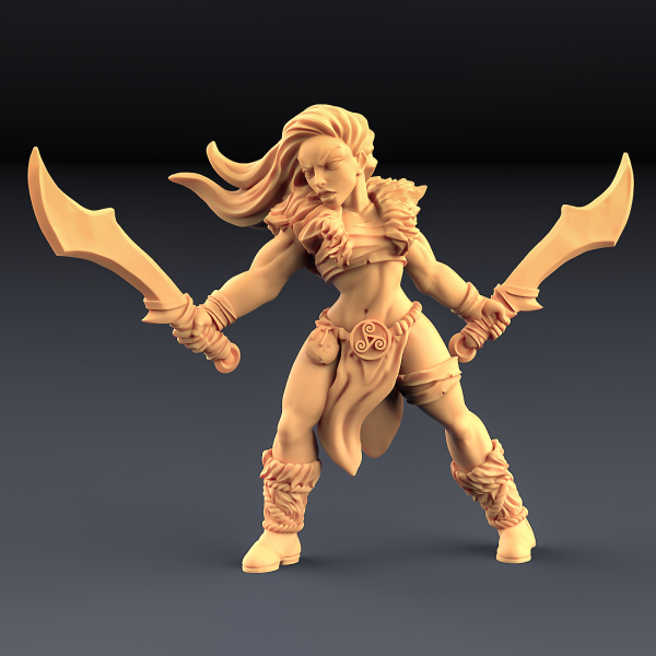 Barbarian Blademaster - B