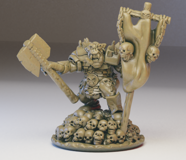 Orcs&Goblins - Orc Banner Standard Bearer