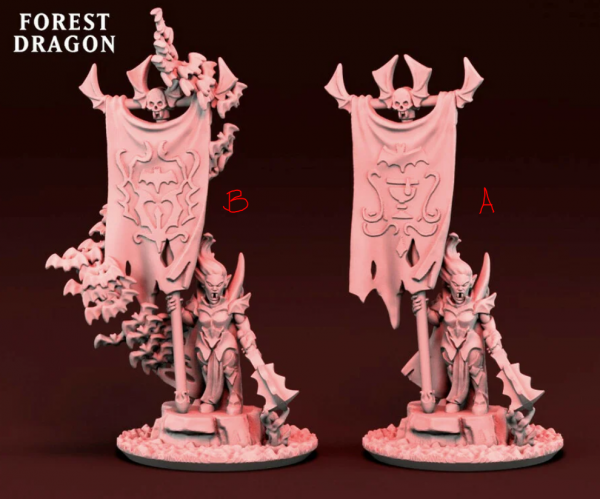 Vampire Lords - Banner Standard Bearer
