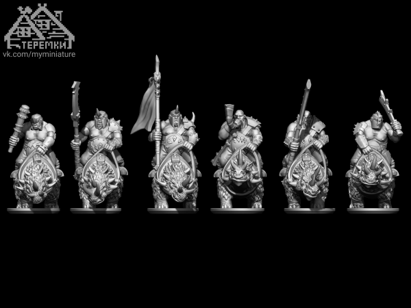 Ogre Tribes - Rhino Riders